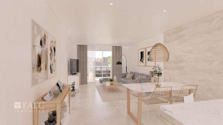 Wohnen Beispiel Rendering