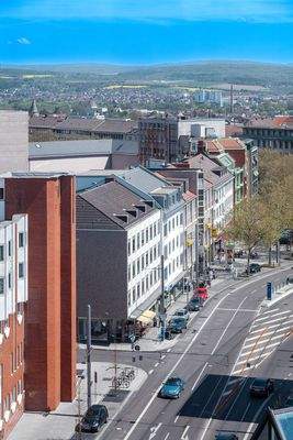 Blick zur Friedrich-Ebert-Straße