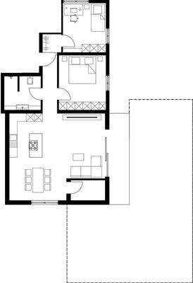 Grundriss Wohnung 2