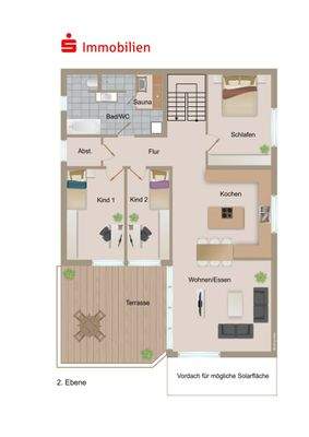 Grundriss WE 8 obere Ebene