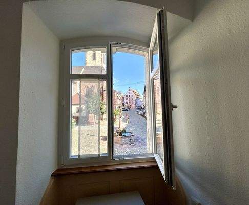 1. Obergeschoss: Ausblick Richtung Lindenplatz