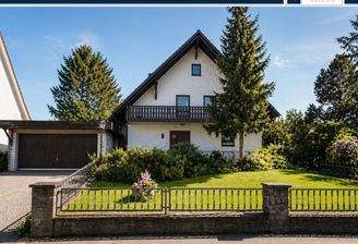 Blick aufs Haus