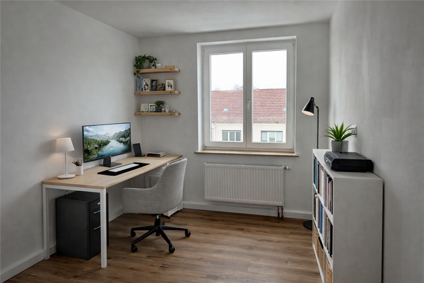 Homeoffice - virtually staged