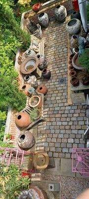 Gepflasterter Stellplatz