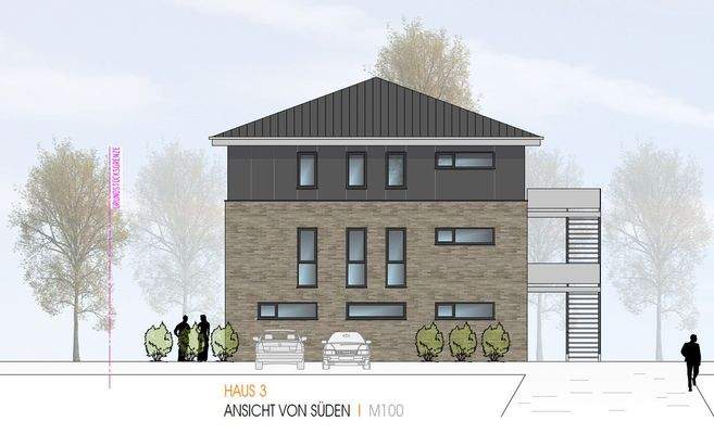 Ansicht Süden Haus 3