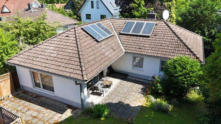 Hausansicht von oben