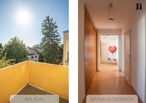 Balkon & Eingangsbereich