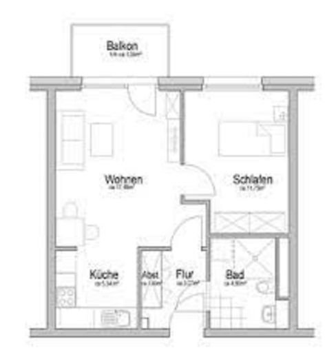 2-Raum-Wohnung mit EinbaukÃ¼che sucht neuen Mieter in Rendsburg