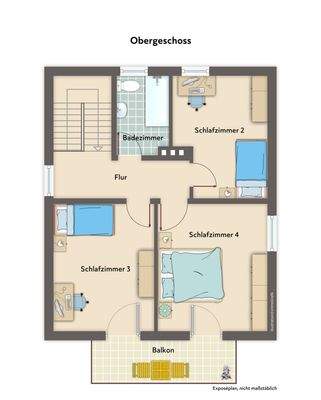 Grundriss Obergeschoss