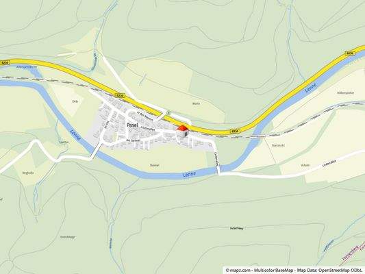 Geolyzer Kartenausschnitt