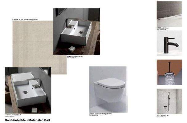 Collage Sanitärobjekte
