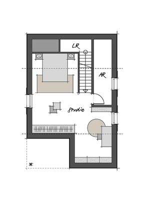 Beispielgrundriss Obergeschoss