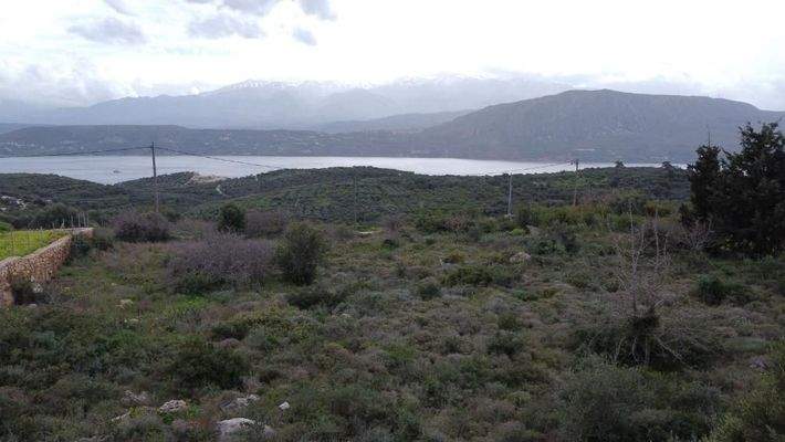 Kreta, Sternes: Grundstück mit Baugenehmigung in Akrotiri zu verkaufen