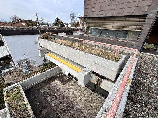 Blick von der Dachterrasse