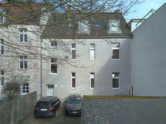 Rückansicht des Hauses