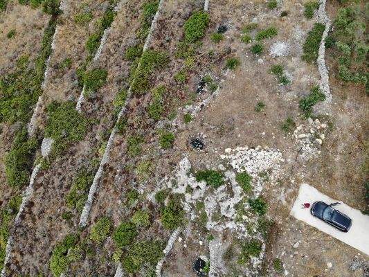 Kreta, Plaka: Atemberaubendes Grundstück mit Panoramablick auf Meer und Berge zu verkaufen