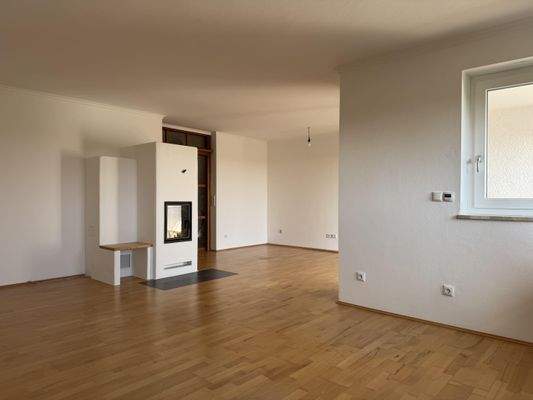 Wohnraum Blick Kamin