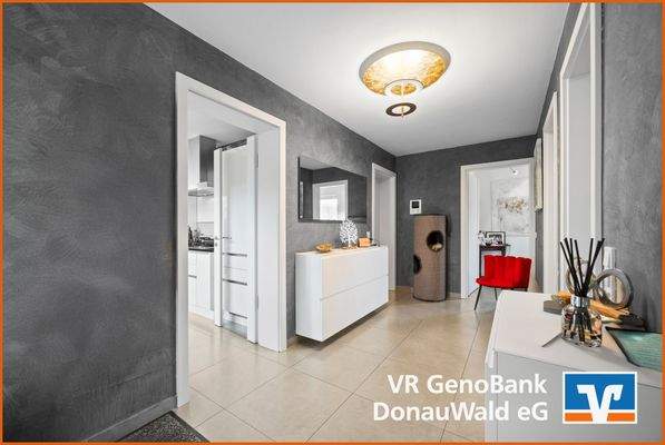 Beeindruckender Eingangsbereich