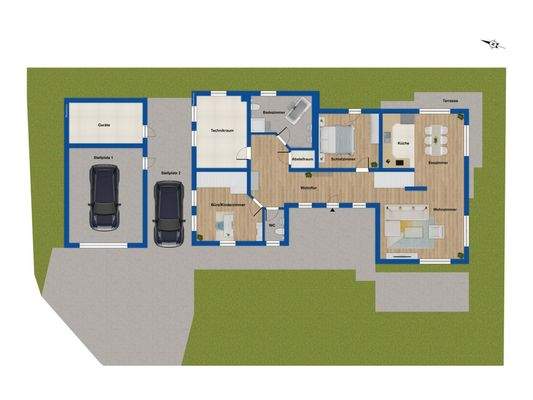 Grundriss Erdgeschoss