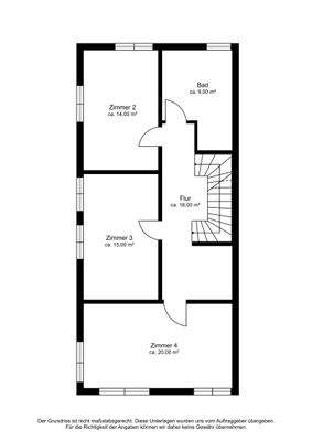 Grundriss Obergeschoss
