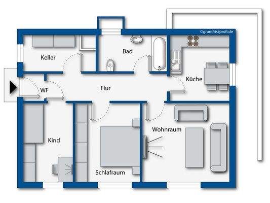 Grundriss Unterschoss
