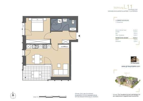 Grundriss ohne Maßstab