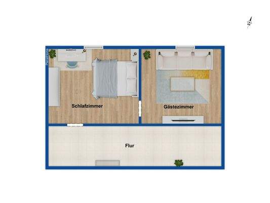 Grundriss Obergeschoss