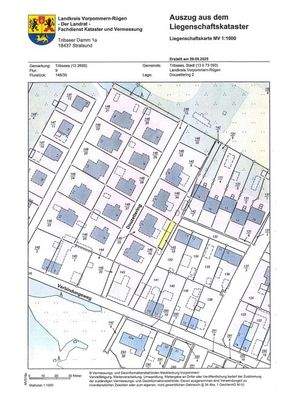 Flurkarte Tribsees-Douzettering 2