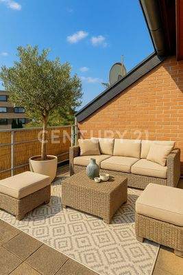 Vorschlag: mit Terrassenmöbeln