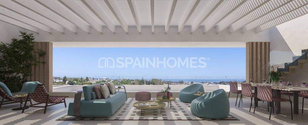 Sea-View Apartments in a Complex with Pool in Benahavís