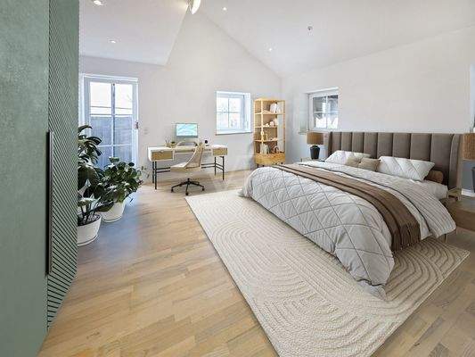 Elternschlafzimmer - digital möbliert