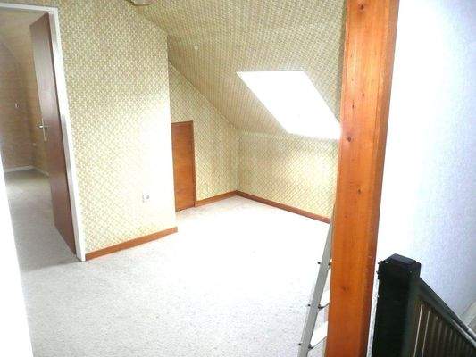 Obergeschoß  Dachschrägen