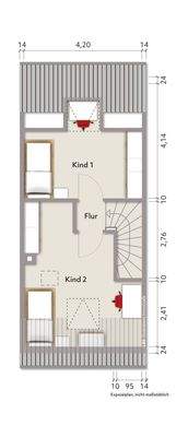 Raumaufteilung Dachgeschoss