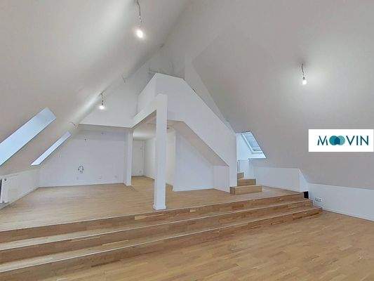 Ansicht IV: Offener Wohn - und Essbereich