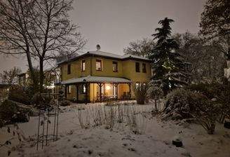 Haus im Winter