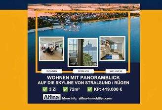 FeWo Panoramablick  Rügen - Kapitalanlage Blick auf Strahlsund