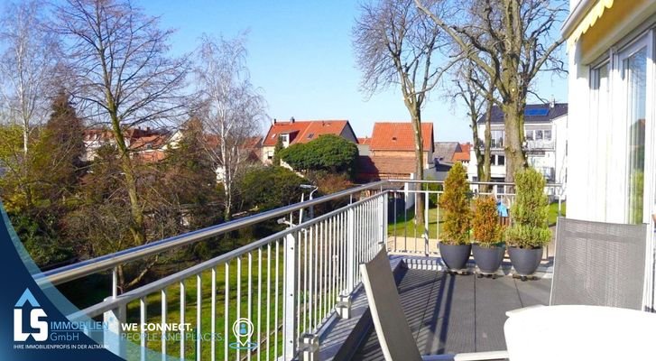 Aussicht vom Balkon