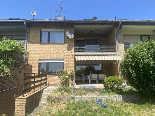 Rückansicht des Hauses