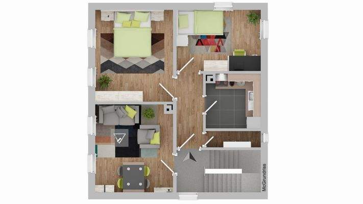 Illustration Grundriss EG