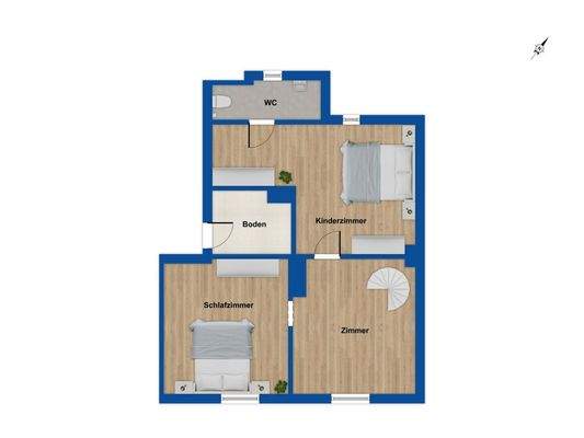 Grundriss 2. Geschoss