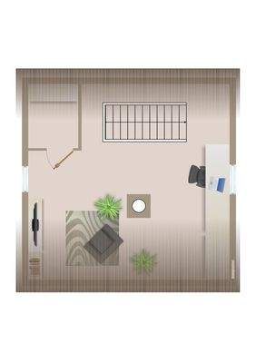 Grundriss Dachgeschoss Studiozimmer