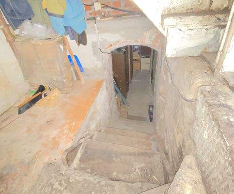 Blick in den Kellerbereich