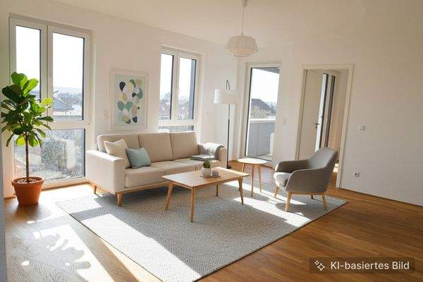 Wohnzimmer visualisiert