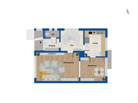 Grundriss Erdgeschoss 