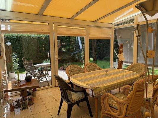 Wintergarten mit Beschattung