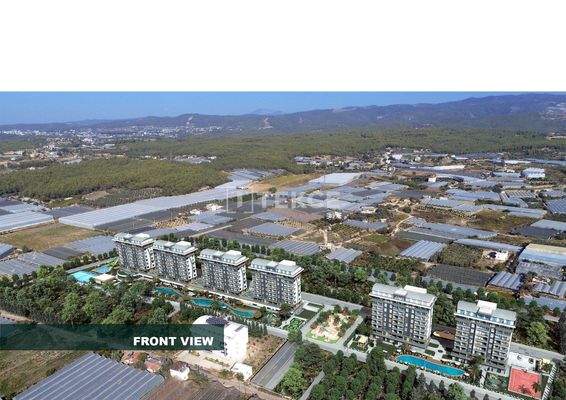 Sea and Pool View Stylish Flats in Alanya Payallar