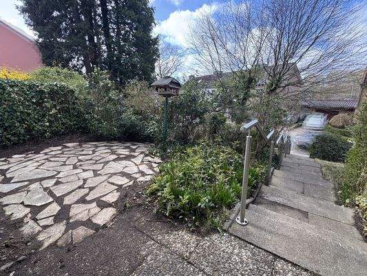 Terrasse vor dem Haus 