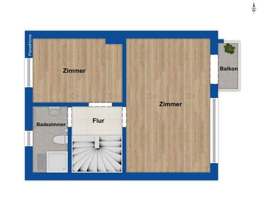 Grundriss Obergeschoss