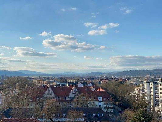 West-Aussicht vom Wintergarten