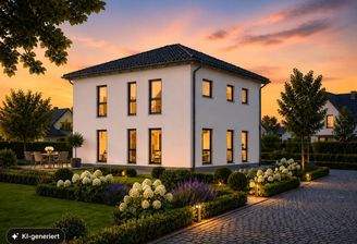 Modernes Haus mit Flair